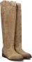ELENA IACHI Hoge Laarzen Dames A5677 Maat: 41 Materiaal: Leer Kleur: Taupe - Thumbnail 1