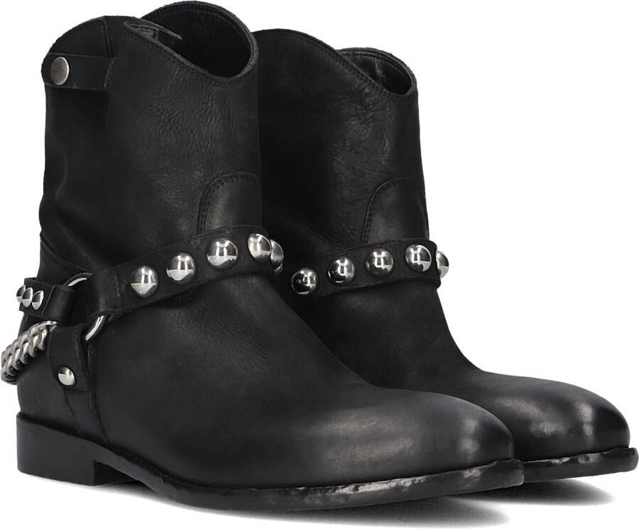 ELENA IACHI Zwarte Biker Boots A5682