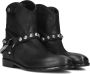 ELENA IACHI Zwarte Biker Boots A5682 - Thumbnail 1