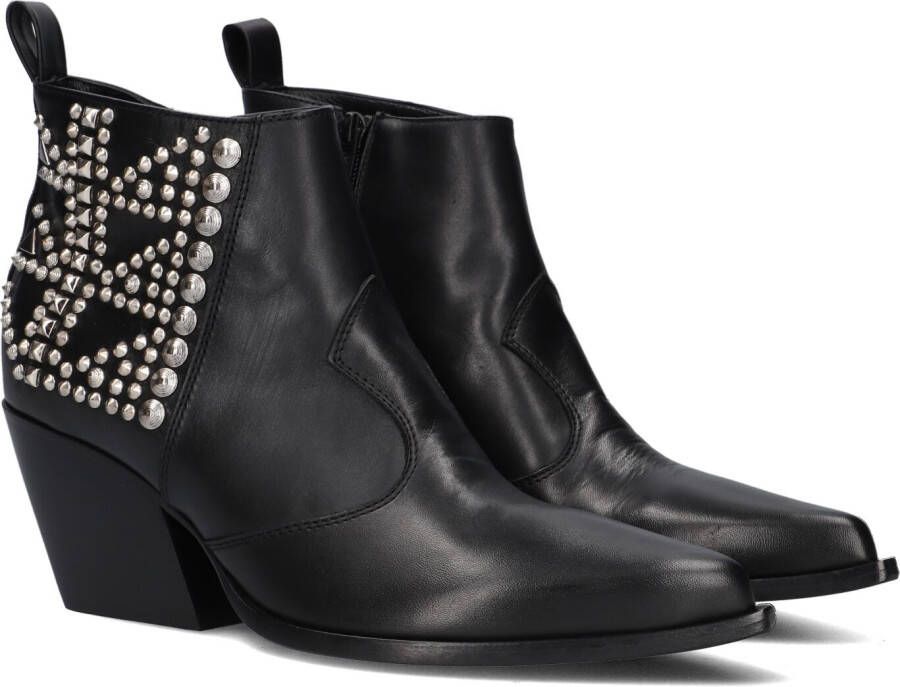 ELENA IACHI Cowboylaarzen Dames E3392 Maat: 36 Materiaal: Leer Kleur: Zwart