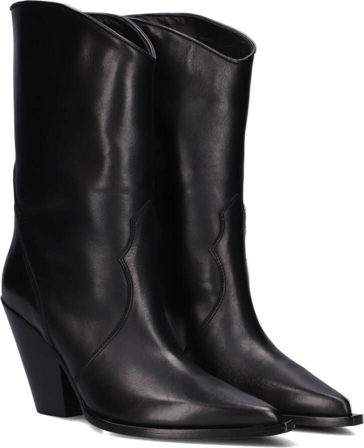 ELENA IACHI Cowboylaarzen Dames E3614 Maat: 37 Materiaal: Leer Kleur: Zwart