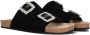 ELENA IACHI Slippers Dames S63 Maat: 37 Materiaal: Velvet Kleur: Zwart - Thumbnail 1