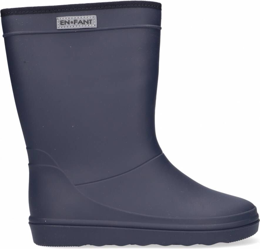 Enfant Blauwe Regenlaarzen Rubber Rain Boot Solid