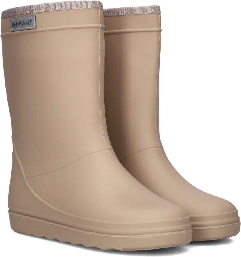 Enfant Rain Boots Solid Laarzen Rubber Meisjes Bruin