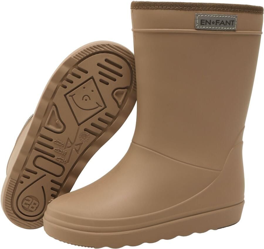 En Fant Thermo Boots Regenlaars 100% Megol Rubber ZONDER weekmakers voering van zachte wol Solid 6149 Portabella Maat Laarzen - Foto 4