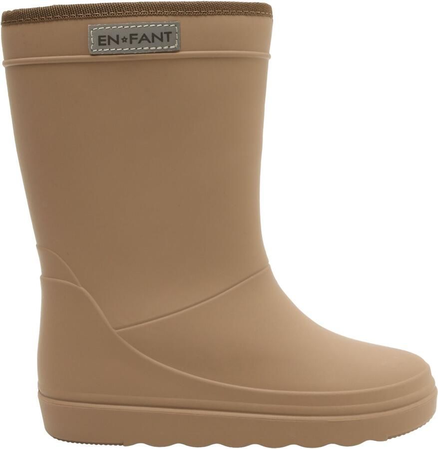 En Fant Thermo Boots Regenlaars 100% Megol Rubber ZONDER weekmakers voering van zachte wol Solid 6149 Portabella Maat Laarzen - Foto 2