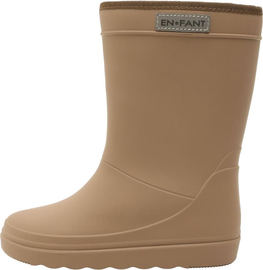 En Fant Thermo Boots Regenlaars 100% Megol Rubber ZONDER weekmakers voering van zachte wol Solid 6149 Portabella Maat Laarzen - Foto 3