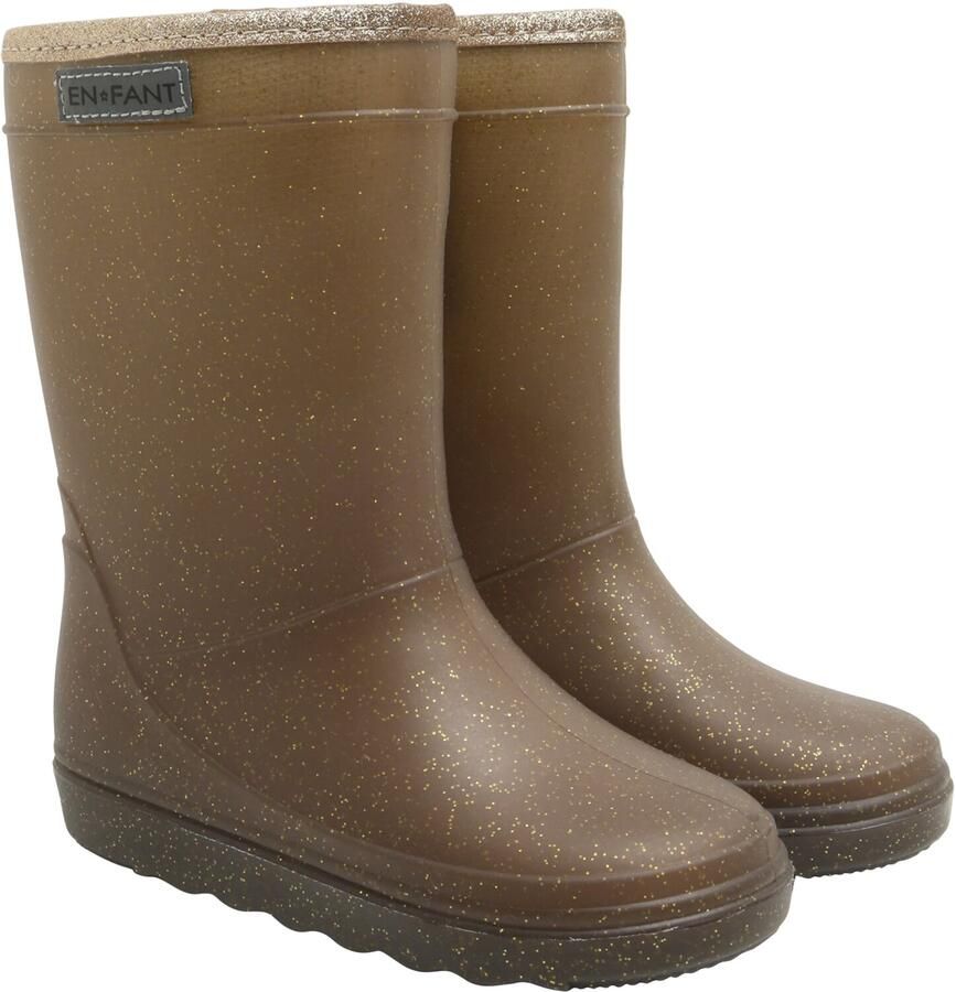 ENFANT Bruine Laarzen Thermo Boots Glitter