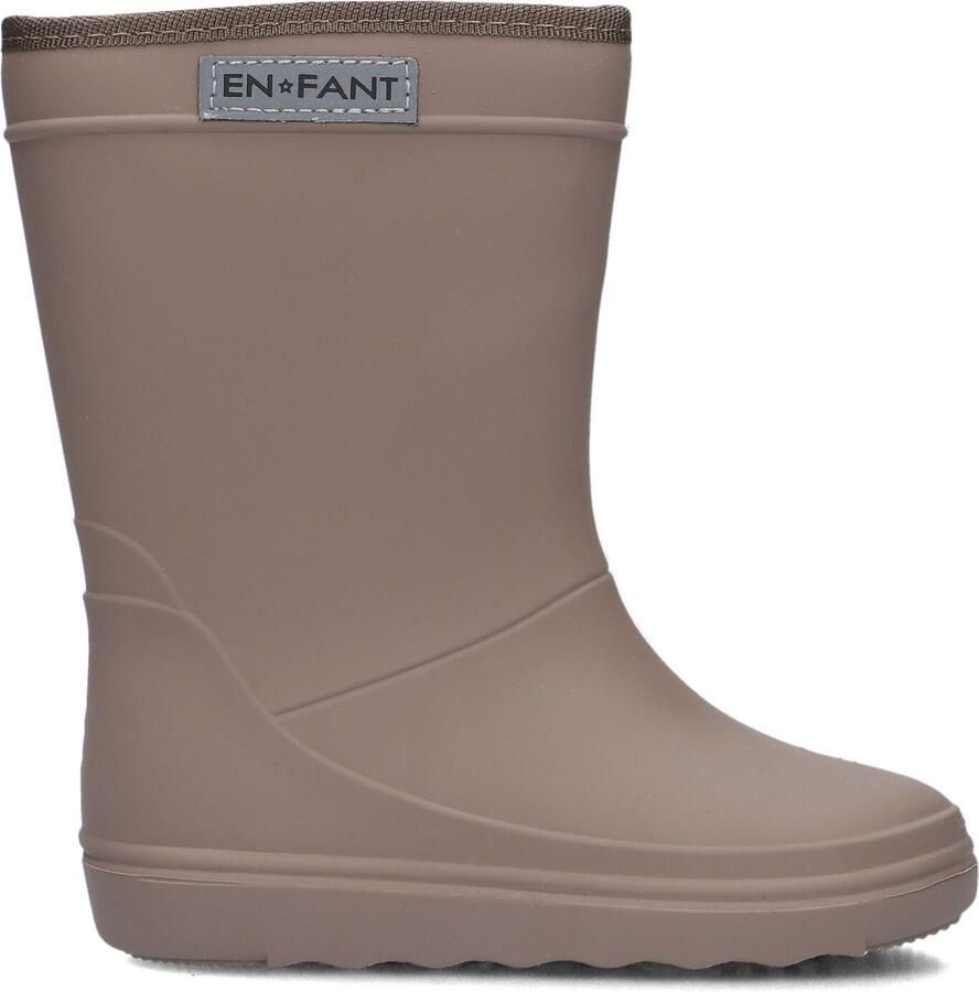 ENFANT Bruine Laarzen Thermo Boots Solid