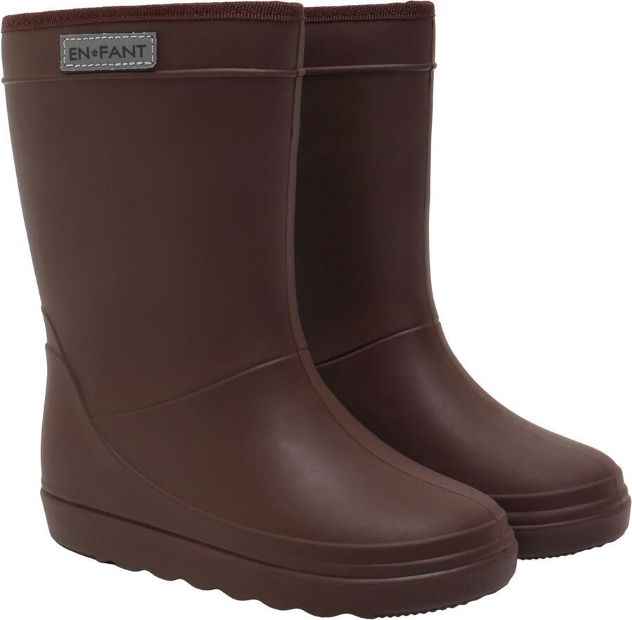 ENFANT Bruine Laarzen Thermo Boots Solid