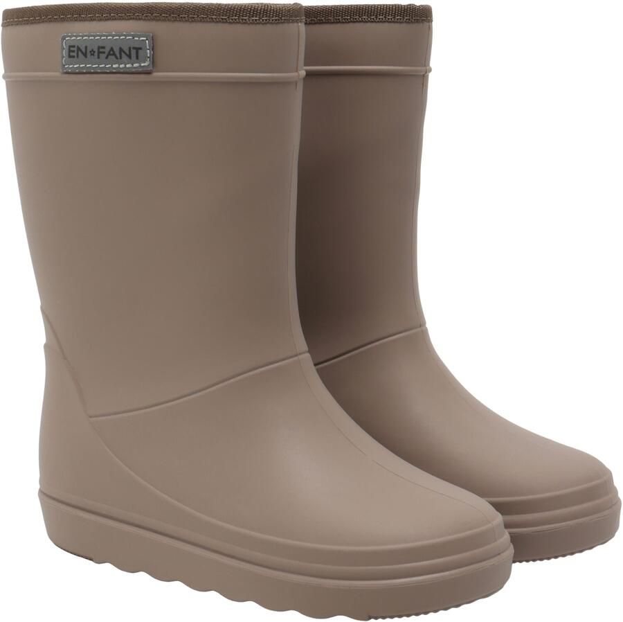ENFANT Bruine Laarzen Thermo Boots Solid