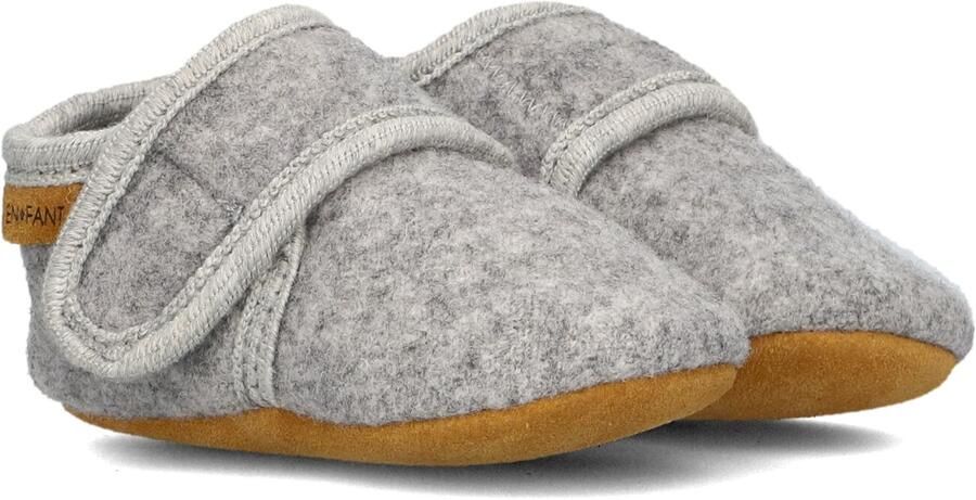 En Fant Pantoffels voor baby's Wol Grijs Gemeleerd -22EU