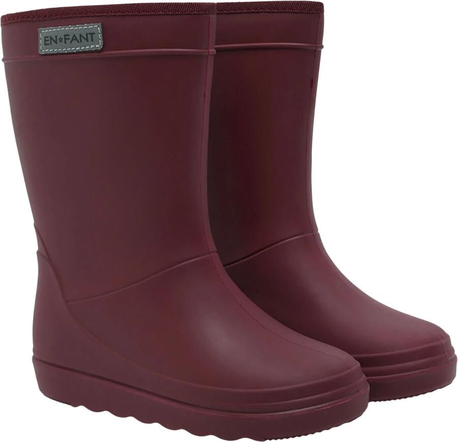 ENFANT Rode Laarzen Thermo Boots Solid