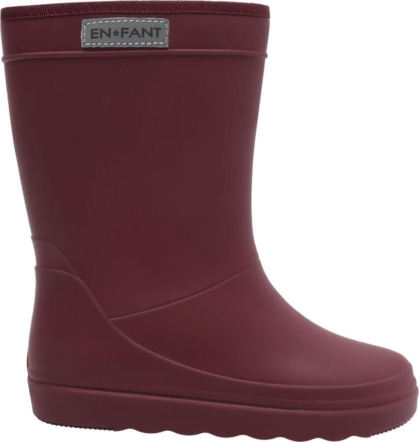 ENFANT Rode Laarzen Thermo Boots Solid