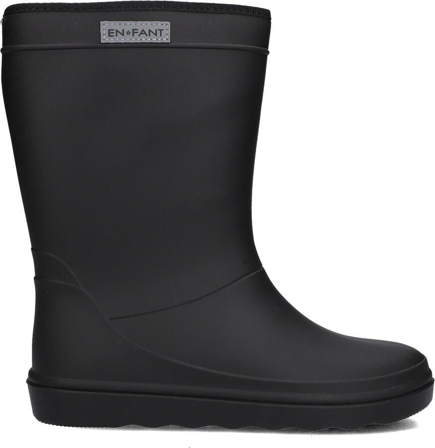 En Fant Thermo Boots Regenlaars 100% Megol Rubber ZONDER weekmakers voering van zachte wol Solid 6149 Black laarzen - Foto 3