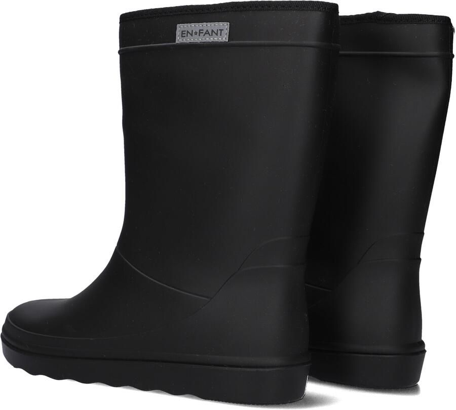 En Fant Thermo Boots Regenlaars 100% Megol Rubber ZONDER weekmakers voering van zachte wol Solid 6149 Black laarzen - Foto 4