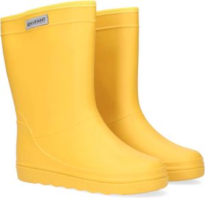 Enfant Gele Regenlaarzen Rubber Rain Boot Solid