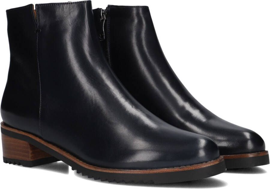 EVERYBODY Enkellaarsjes Dames Belport Maat: 44 Materiaal: Leer Kleur: Blauw