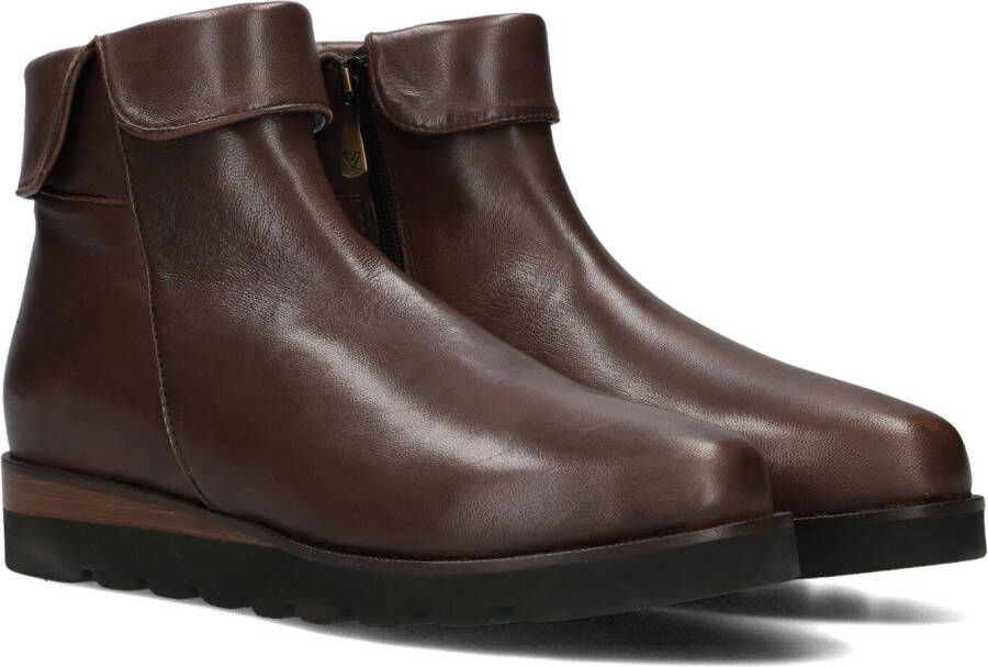 EVERYBODY Enkellaarsjes Dames 75898 Maat: 38 Materiaal: Leer Kleur: Bruin