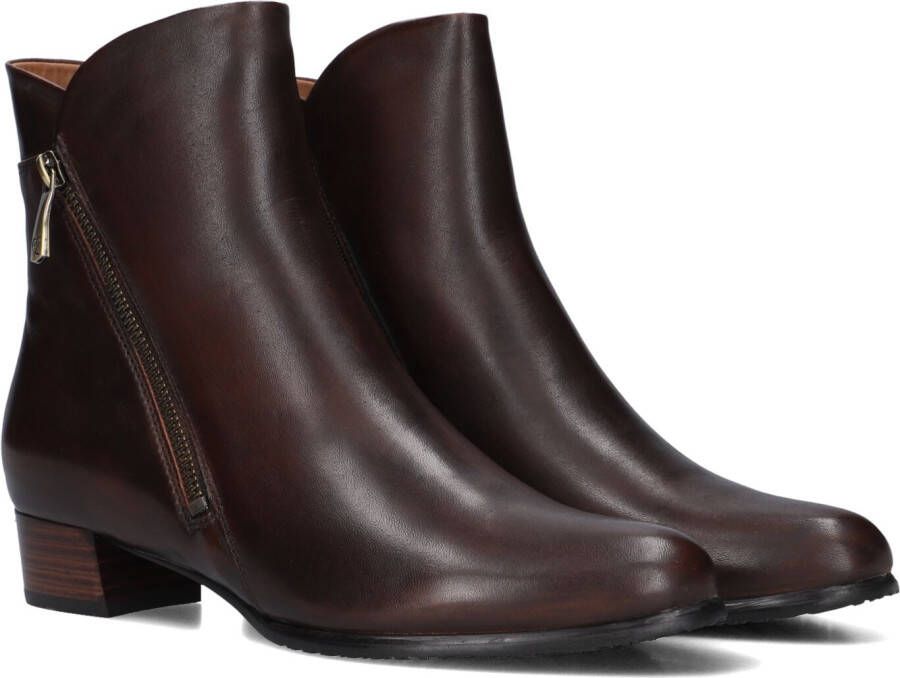 EVERYBODY Enkellaarsjes Dames Barocoria Maat: 37 Materiaal: Leer Kleur: Bruin