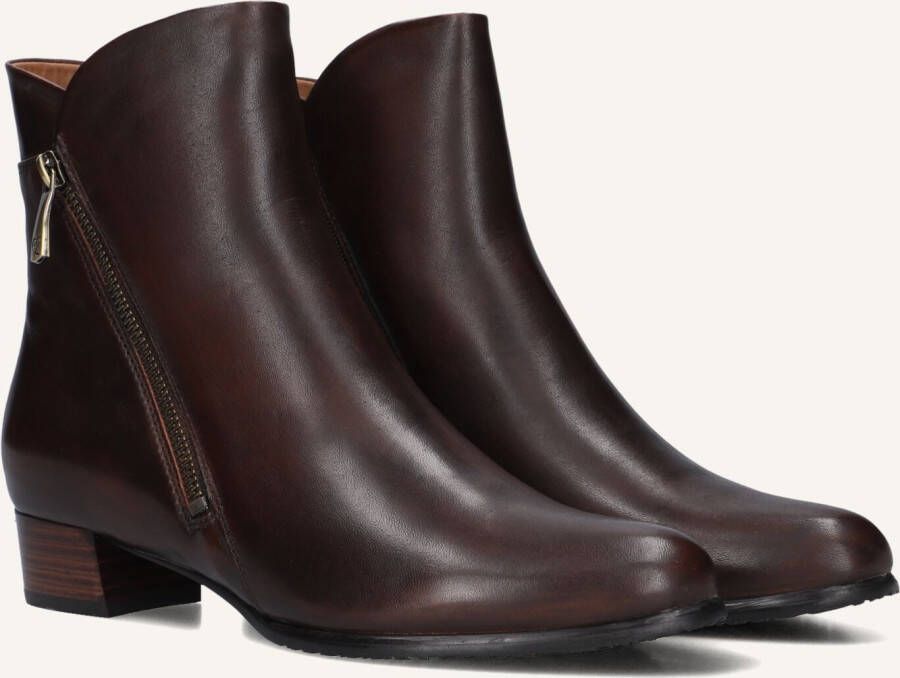 EVERYBODY Enkellaarsjes Dames Barocoria Maat: 40 Materiaal: Leer Kleur: Bruin