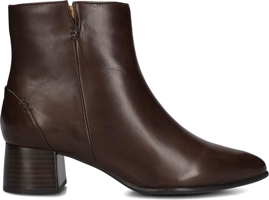 Everybody Ludina Enkellaarsjes Enkelboots met rits Dames Bruin