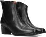 EVERYBODY Enkellaarsjes Dames Adella Maat: 37 Materiaal: Leer Kleur: Zwart - Thumbnail 1