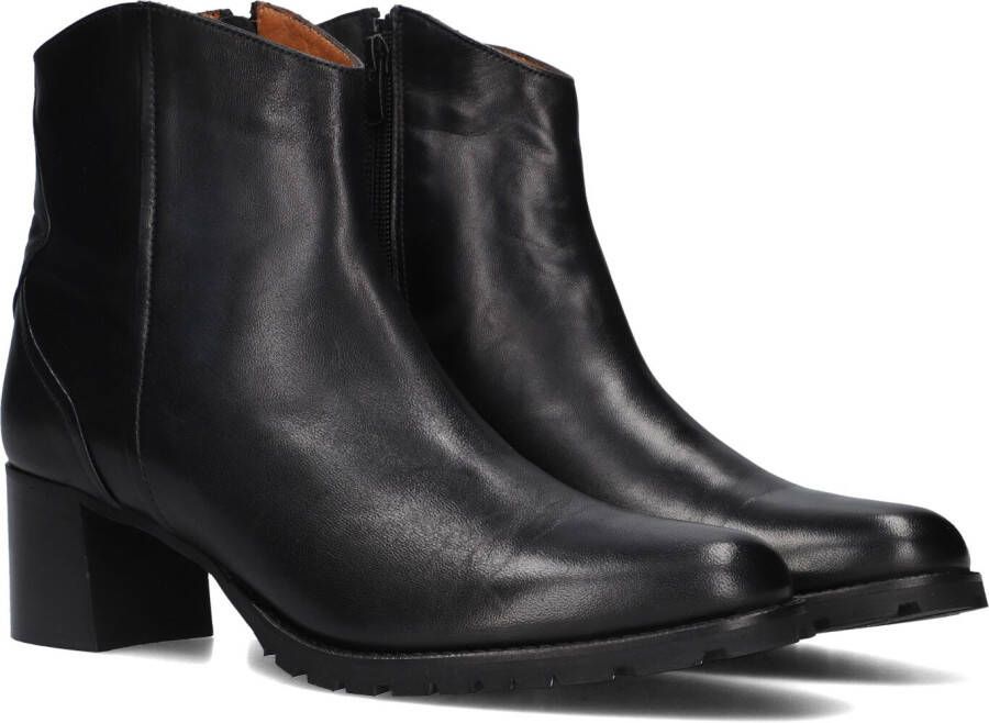 EVERYBODY Enkellaarsjes Dames Elvia Maat: 42 Materiaal: Leer Kleur: Zwart