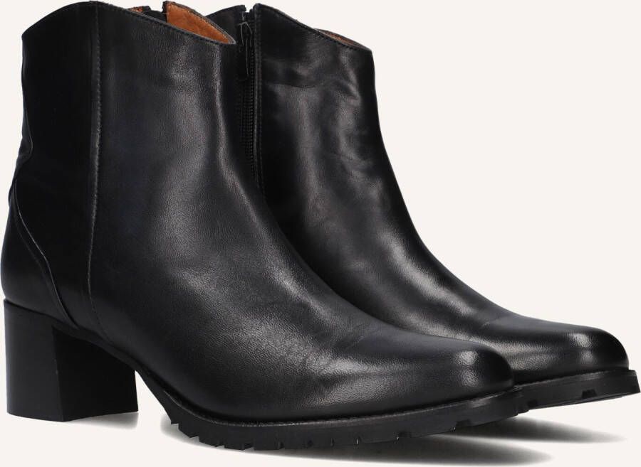 EVERYBODY Enkellaarsjes Dames Elvia Maat: 41 Materiaal: Leer Kleur: Zwart