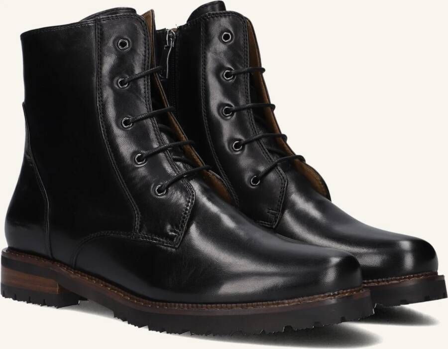 EVERYBODY Enkellaarsjes Dames Nastro Maat: 38 Materiaal: Leer Kleur: Zwart
