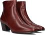 EVERYBODY Enkellaarsjes Dames Vilma Maat: 38 5 Materiaal: Leer Kleur: Rood - Thumbnail 1