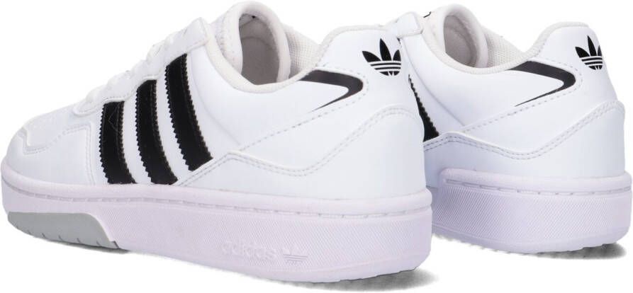 Adidas Witte Lage Sneakers Courtic J