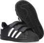 Adidas Originals Superstar CF1 Kinderschoenen Kinder Sneakers met klittenband Zwart EF4843 - Thumbnail 14
