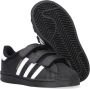 Adidas Originals Superstar CF1 Kinderschoenen Kinder Sneakers met klittenband Zwart EF4843 - Thumbnail 10