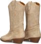 Alpe 5001 Enkellaarsjes Dames Beige - Thumbnail 3