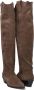 ANONYMOUS COPENHAGEN Overknee Laarzen Dames Trisha 35 Maat: 39 Materiaal: Suède Kleur: Bruin - Thumbnail 6