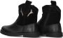 Apples & Pears B0012706 Enkellaarsjes Enkelboots met rits Meisjes Zwart - Thumbnail 4