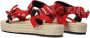 ARIZONA LOVE Dames Trekky Raffia Maat: 37 Materiaal: Textiel Kleur: Rood - Thumbnail 3