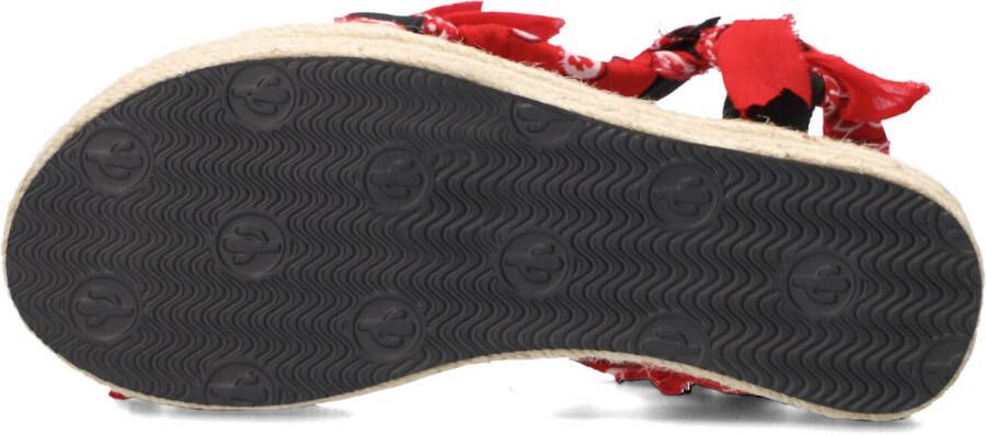 ARIZONA LOVE Rode Sandalen Trekky Raffia