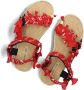 ARIZONA LOVE Dames Trekky Raffia Maat: 37 Materiaal: Textiel Kleur: Rood - Thumbnail 5