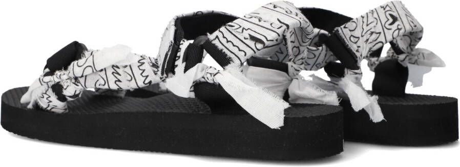 ARIZONA LOVE Zwarte Sandalen Trekky Bandana