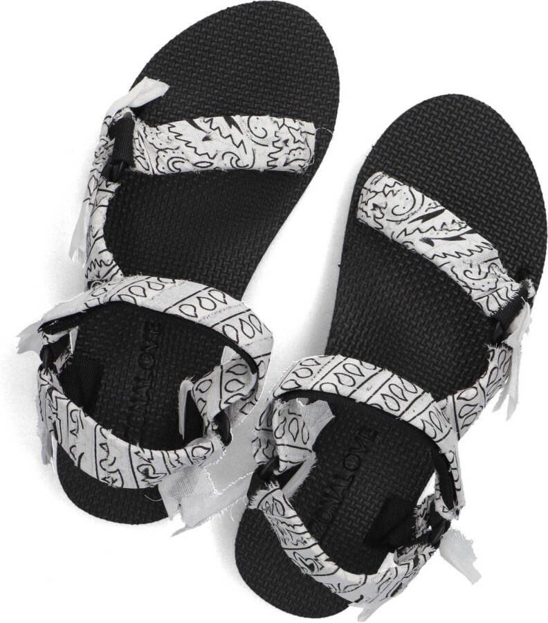 ARIZONA LOVE Zwarte Sandalen Trekky Bandana