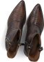 A.s.98 B84205 Enkellaarsjes Enkelboots met rits Dames Bruin - Thumbnail 6