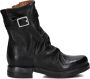 A.s.98 B80213 Enkellaarsjes Enkelboots met rits Dames Zwart - Thumbnail 3
