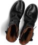 A.s.98 B80213 Enkellaarsjes Enkelboots met rits Dames Zwart - Thumbnail 6