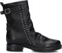 A.s.98 B80243 Enkellaarsjes Enkelboots met rits Dames Zwart - Thumbnail 3