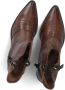 A.s.98 Bruine leren enkellaarsjes Brown Dames - Thumbnail 6