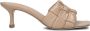 Ash Kim woven sandals with low leather heel Beige Dames - Thumbnail 4