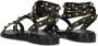 Ash Zwarte Leren Enkelband Sandalen Black Dames - Thumbnail 5