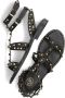 Ash Zwarte Leren Enkelband Sandalen Black Dames - Thumbnail 7